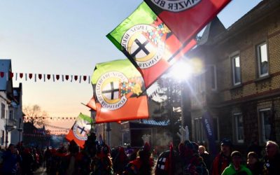 Fahnenschwinger laden zum Probetraining ein